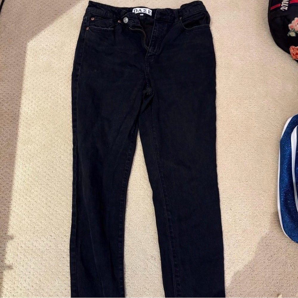 Daze Women's Classic Black Skinny Jeans